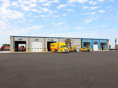 An exterior photo of a Speedco and Truck Wash