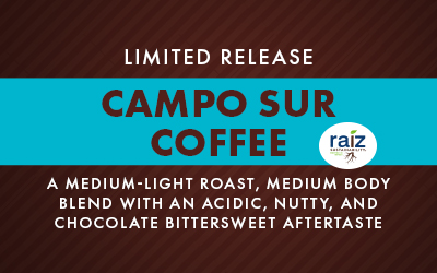 Campo Sur Coffee blend graphic