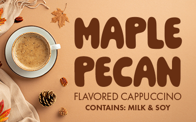 Maple Pecan cappuccino graphic