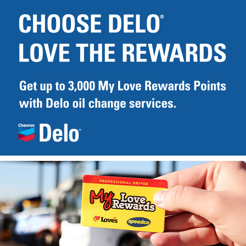 Get 3,000 MLR points with a Delo oil change